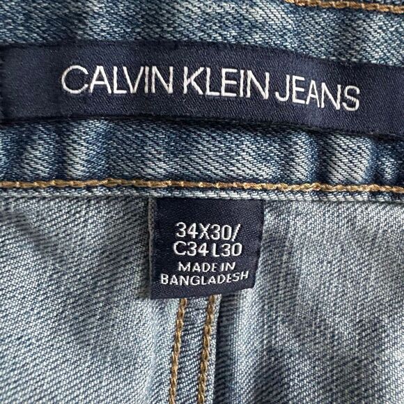 Calvin Klein Men's 34x30 Skinny Jeans Great Preworn Condition - Picture 5 of 12